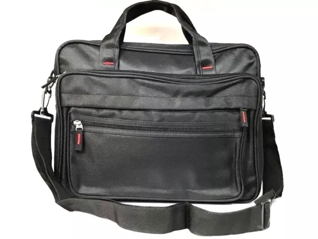 Laptop Bag Briefcase Messenger Shoulder Zipped Document Work Travel Office Bag