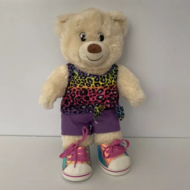 Build A Bear Workshop Teddy - With Clothes And Shoes - Dancer - Aus Postage