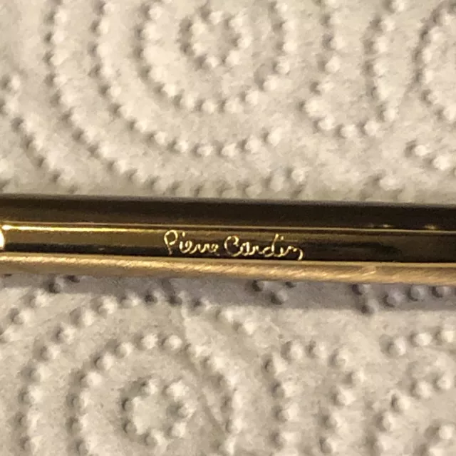 VINTAGE Pierre Cardin Mechanical Pencil and Pen Set, Brushed Gold Tone Add.