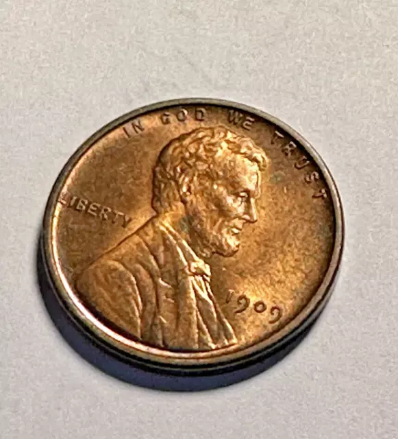 1909-P VDB Lincoln Wheat 1c ~~ Uncirculated Gem BU ~~ RB BEAUTIFUL~ C73