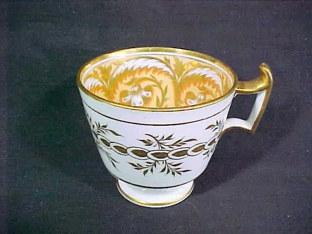 Coalport Hand Painted Cup with London Handle Pattern 454