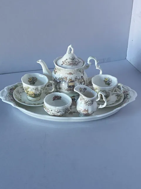 Brambly Hedge Tea Set Summer Miniature Royal Doulton