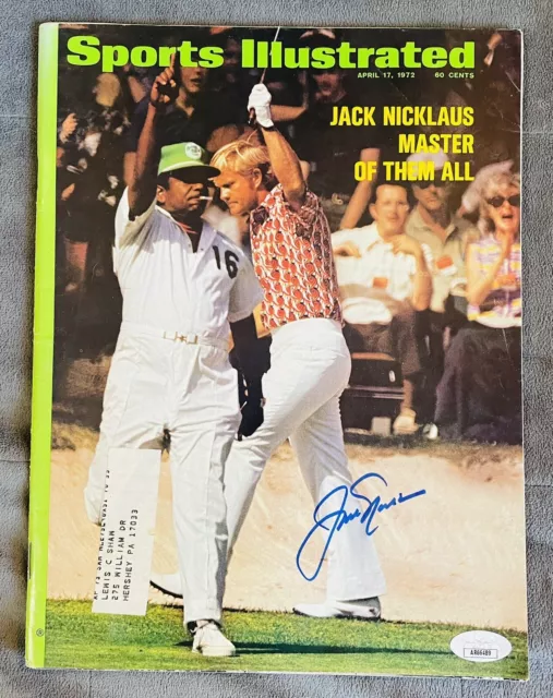 Jack Nicklaus Autographed Sports Illustrated Magazine PGA Tour Golf/ JSA