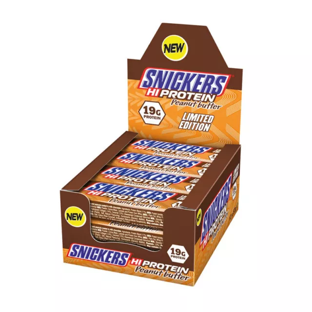 (46,71 EUR/kg) Snickers Protein Riegel Peanut Butter 12x57g