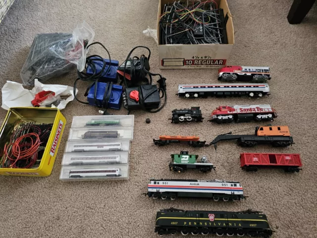 Model trains Ho Scale lot used and some N Guage