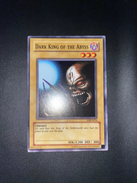 Yu-Gi-Oh!Common Legend of Blue Eyes White Dragon Lob-e016 Dark King Of The Abyss 3