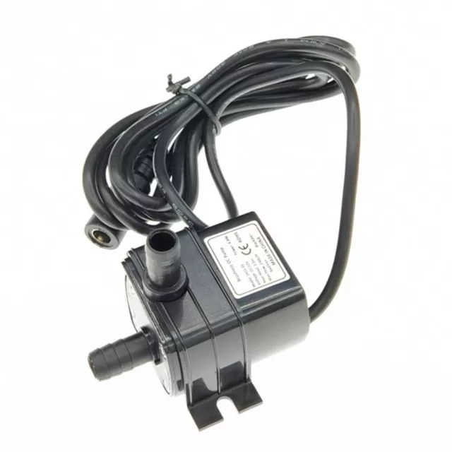 USB Brushless Submersible Water Pump for Aquariums Fountains and More in Black