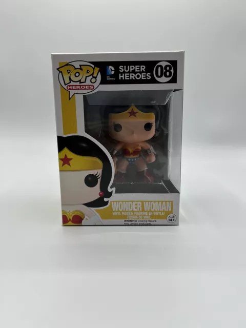 New, Funko Pop, DC Comics Super Heroes,  Wonder Woman 08