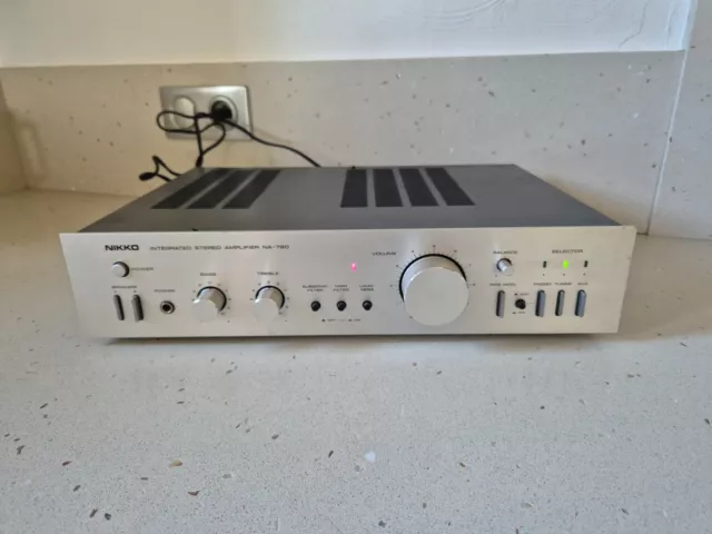 Ampli HiFi NIKKO NA-790 integrated stereo amplifier TBE 1980