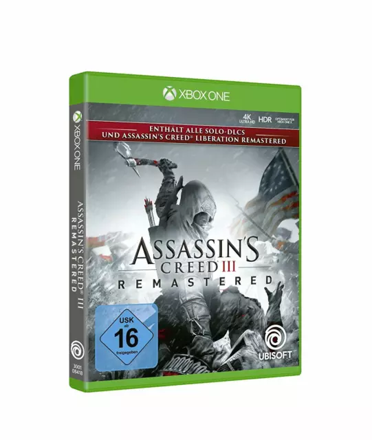Assassin's Creed 3 III - Xbox One rimasterizzato!!! NUOVO + IMBALLO ORIGINALE!!!!