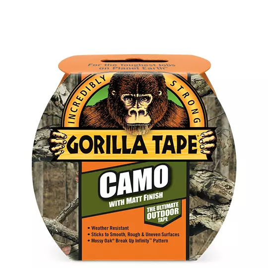 Gorilla Cinta Camuflaje Exterior Cinta Adhesiva Extra Fuerte 48mm X 8.2m