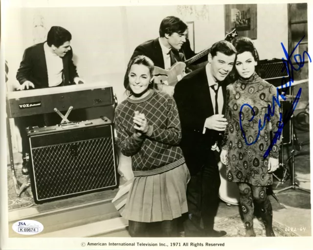 ANNETTE FUNICELLO HAND SIGNED VINTAGE 8x10 PHOTO      BEAUTIFUL ACTRESS      JSA