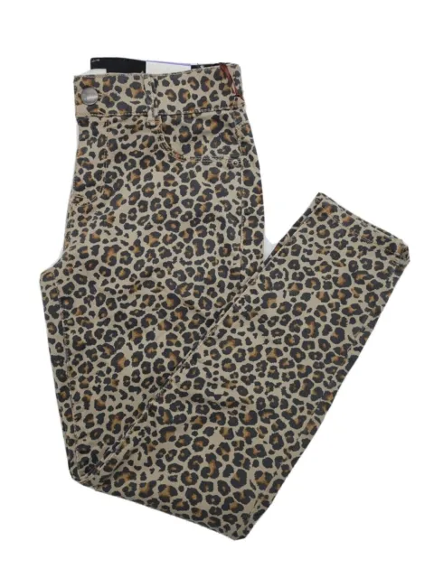 Knox Rose Size 8 Leopard Mid Rise Ankle Skinny Jeans NWT