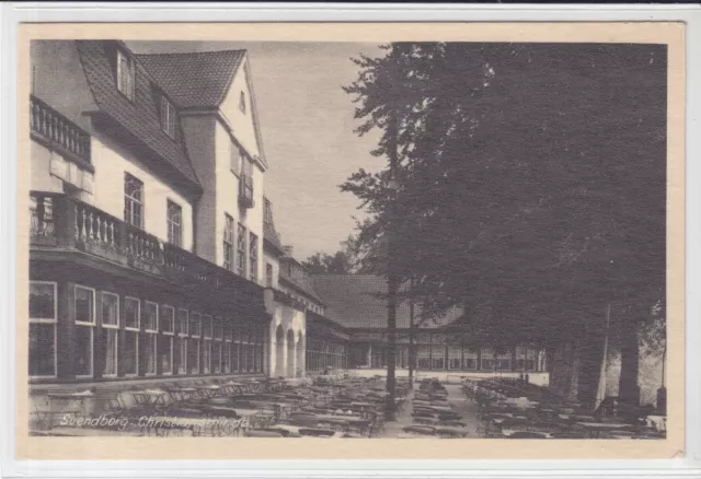 AK Svendborg, Christiansminde, Hotel, um 1950