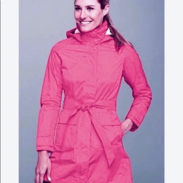Patagonia Torrentshell Trench Hooded Rain Coat in Pink | Size M