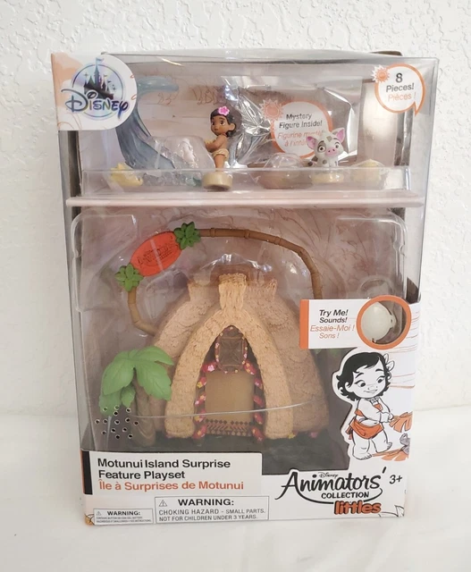 DISNEY ANIMATORS COLLECTION Littles Moana Motunui Island Surprise