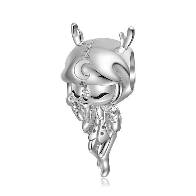 100% 925 Sterling Silver Charm & beads, moon knight Bead Charm, Cartoon charms