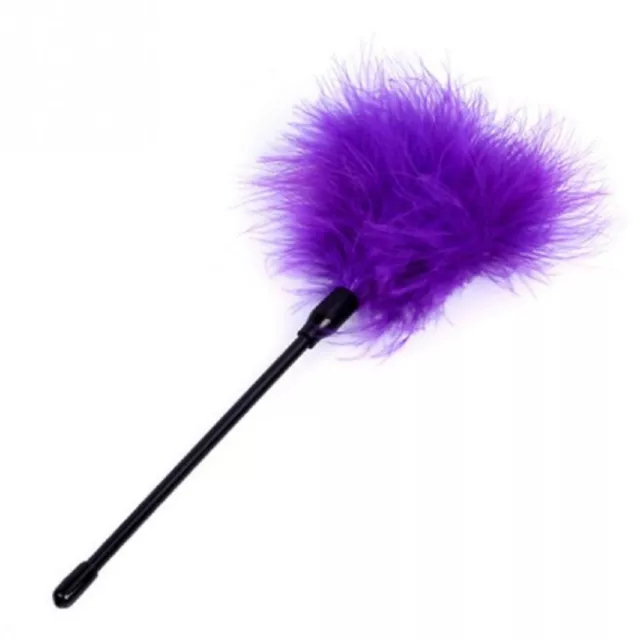 PLUMEAU , PLUME à chatouille coquine violet accessoire sexy , jeux