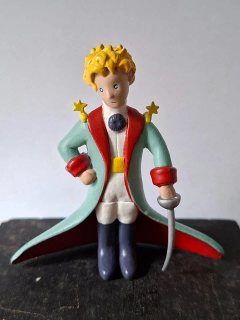 Statuette Le Petit Prince Et Ses Amis Dans Le Train – Plastoy – Métal – Collection – 14 Ans Et Plus – Peinte à La Main