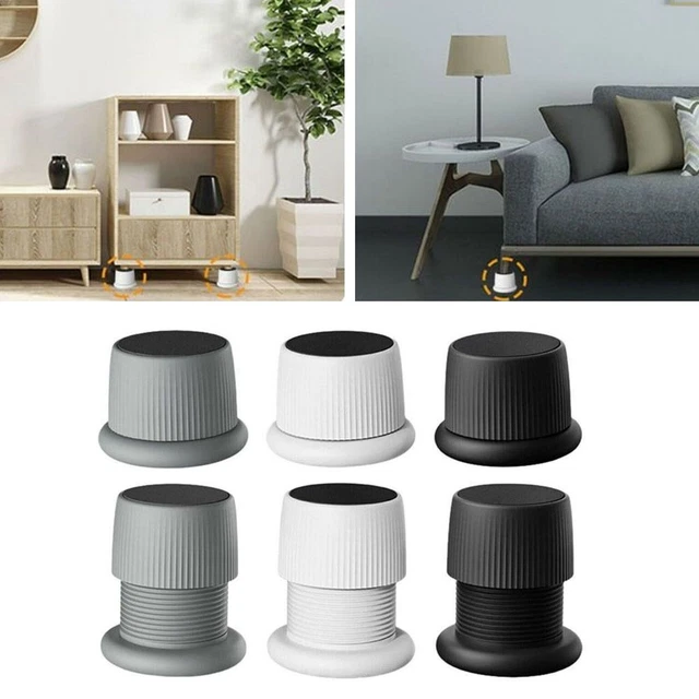 Muebles Elevación Aumentos Almohadillas Elevadas Anti-Ruido Fijaciones Mesita de noche