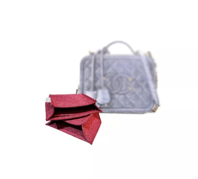 Bag Organizer-Compatible Chanel-Medium CC Filigree Vanity Case (21cm)-Fascinee