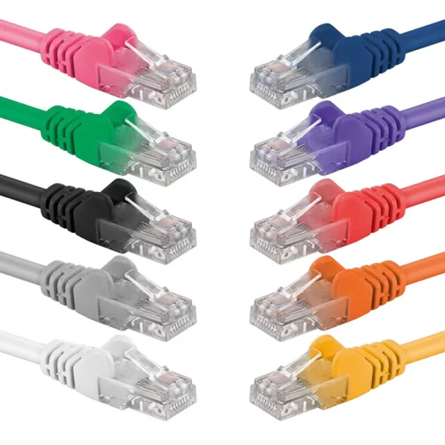 Ethernet Cable Network Internet Cat5e RJ45 Patch Lead Wholesale 0.25m To 20m