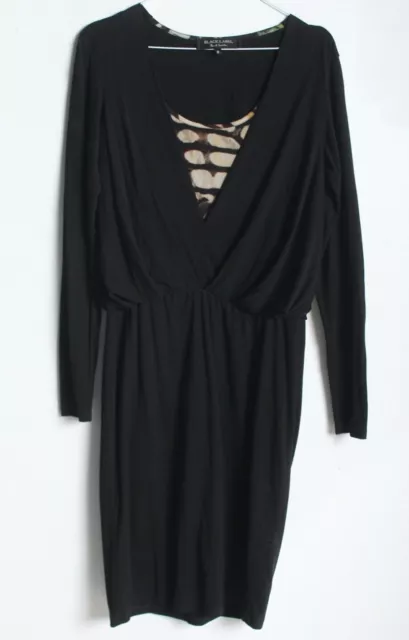 Paul Smith black Label Layered Wrap Front Jersey Dress - Black - Medium (72f)
