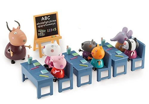 PEPPA PIG SALLE de Classe Classroom 7 Figurines Jouets École enfant PEPPA PIG SALLE de Classe Classroom 7 Figurines Jouets École enfant