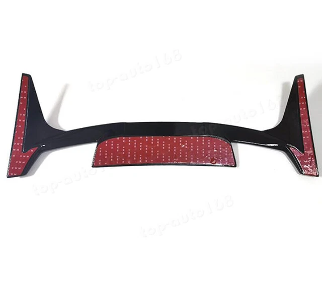 ABS GLOSSY BLACK Rear Roof Spoiler Top Spoiler Fit For Tesla Model Y ...