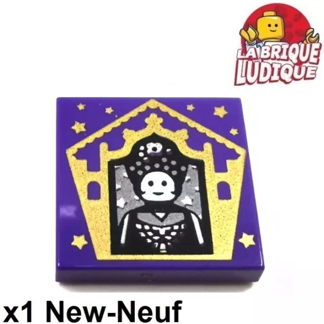 Lego 1x Tile 2x2 Chocolate Frog chocogrenouille Seraphina Picquery 3068bpb1750