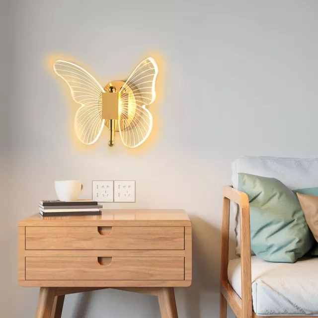 Butterfly Wall Light Fixture Wall Sconce LED Butterfly Wall Lamp For Kids Room