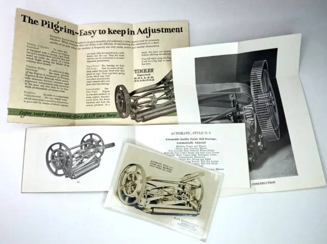 Blair Lawn Mowers - Archive LOT - Advertising Catalog, Brochures, Photo - 1928