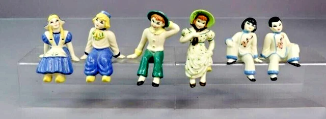 Vintage 1950's Ceramic Arts Studio Ceramic Shelf Sitters (2) Set of Figurines