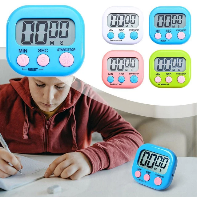 1x Magnetic LCD Digital Kitchen Cooking Timer Count Down Up ClockLoudAlarm New