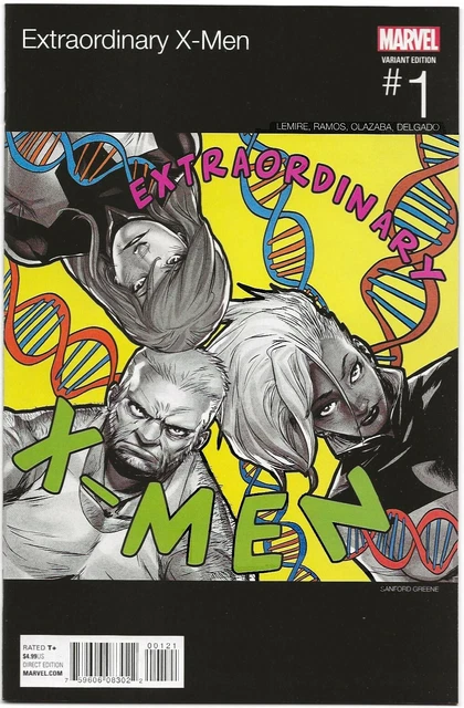 Extraordinary X-Men #1 Greene Hip Hop Variant 1st Edition NM+