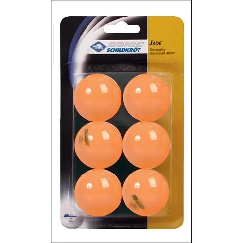 MTS Sportartikel 618378 Set de 6 pelotas de tenis de mesa, color naranja