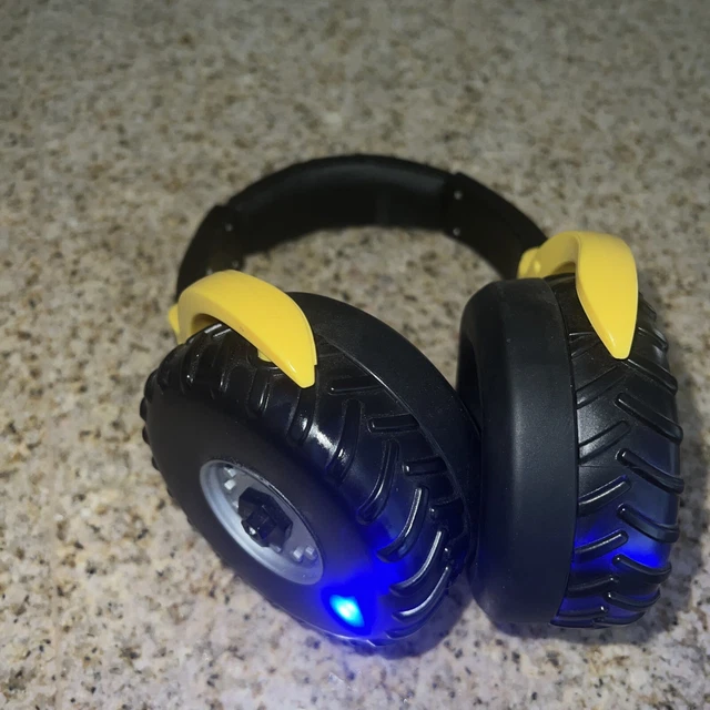 OFFICIAL MONSTER JAM Light Up Child Kid Ear Muffs Headphones Hearing