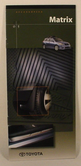 2005 Toyota Matrix Accessories Brochure - Original