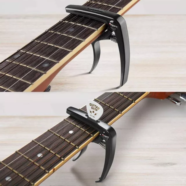 Guitar Capo Black Anpro quick release