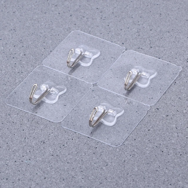 5 Pcs Strip Hook Adhesive Hooks Heavy Duty Coat Hangers Hat