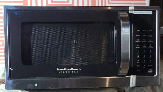 💥 Hamilton Beach Professional 1.3 cu ft 1000 Watt Air Fry Microwave Oven