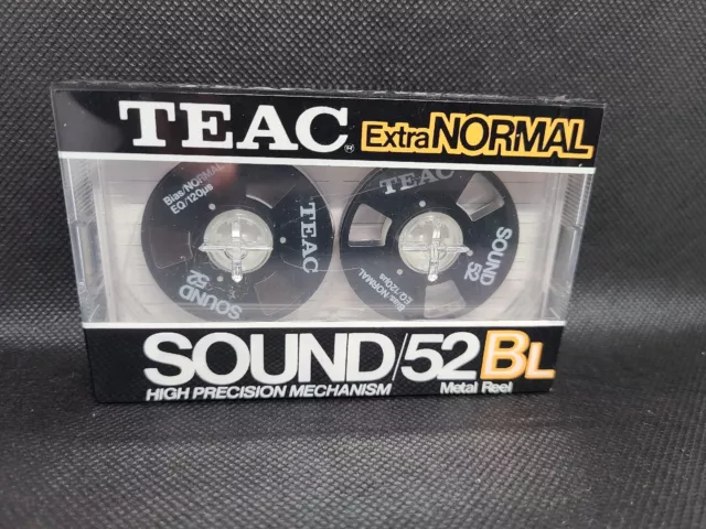 TEAC SOUND 52BL, Type I, Blank Cassette Tape, Reel to Reel, Black, Japan,  Sealed $207.12 - PicClick