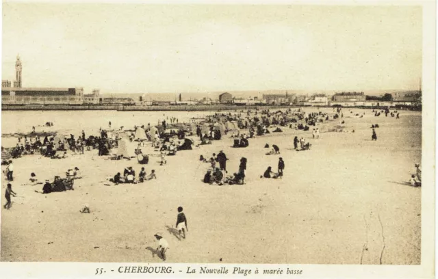 CPA - Carte postale - FRANCE - CHERBOURG - Nouvelle Plage (iv 814)
