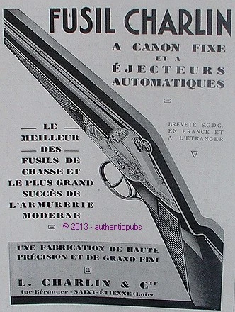 Fusil CHARLIN calibre 12 en superbe état! - Fusils Superposés calibre 12 (7552314