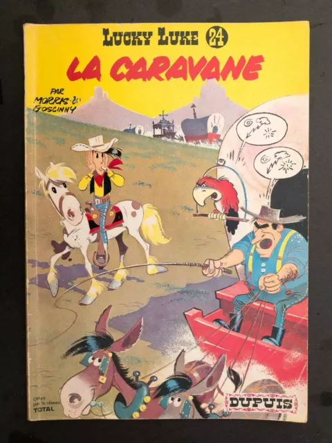 MORRIS Lucky Luke (réédition brochée) 24 La caravane pub Total