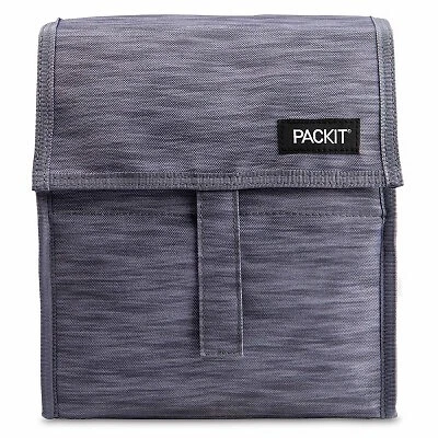 Packit Freezable Lunch Bag - Charcoal Space Dye Packit Freezable Lunch Bag - Charcoal Space Dye