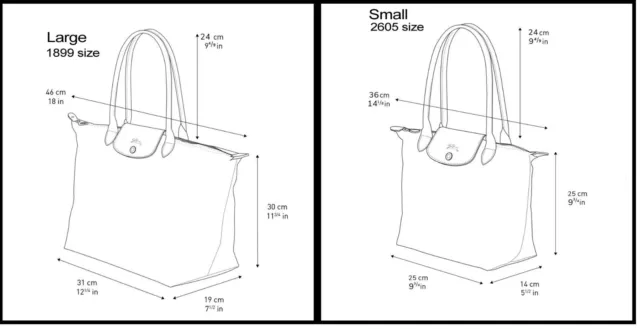 Longchamp Le Pliage Nylon Tote Bag Horse Embroidery Travel Handbag Large & Small 3