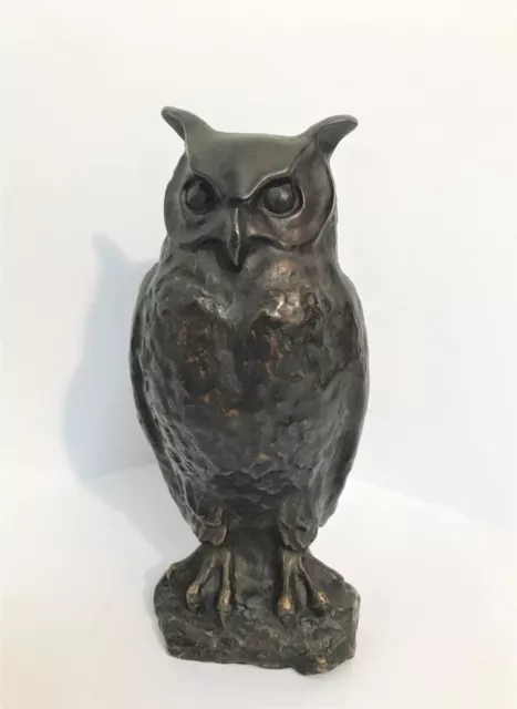 Bronze " le hibou " signé Max le Verrier XXème siècle
