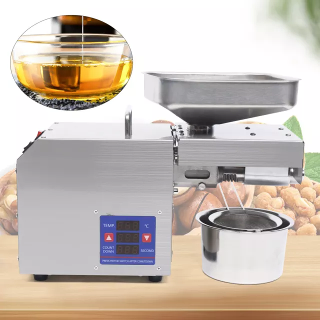 Commercial Automatic Stainless Steel Oil Press Extraction Machine Extractor