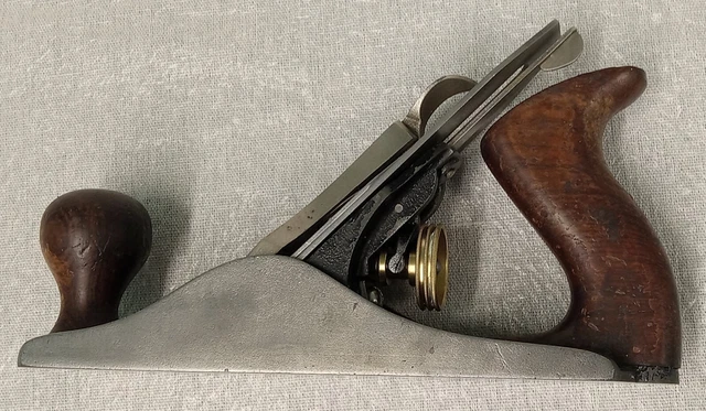 VINTAGE STANLEY BAILEY PLANE No.3 SMOOTH BOTTOM PLANE MADE IN USA